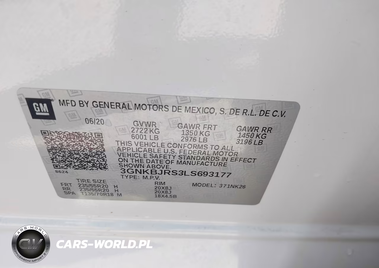 2020 Chevrolet Blazer Awd 3Lt VIN:3GNKBJRS3LS693177 - 9