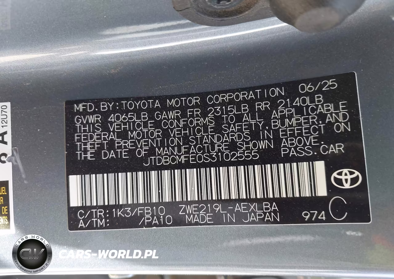 2025 Toyota Corolla Hybrid Le VIN:JTDBCMFE0S3102555 - 9
