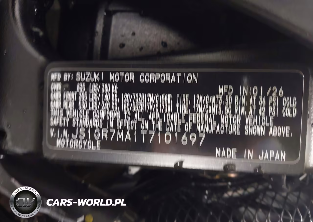2026 Suzuki Gsx-R750 VIN:JS1GR7MA1T7101697 - 10