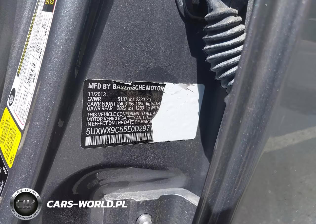 2014 BMW X3 xDrive28I VIN:5UXWX9C55E0D29710 - 12
