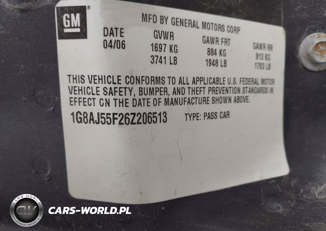 2006 Saturn Ion 2 VIN:1G8AJ55F26Z206513 - 9