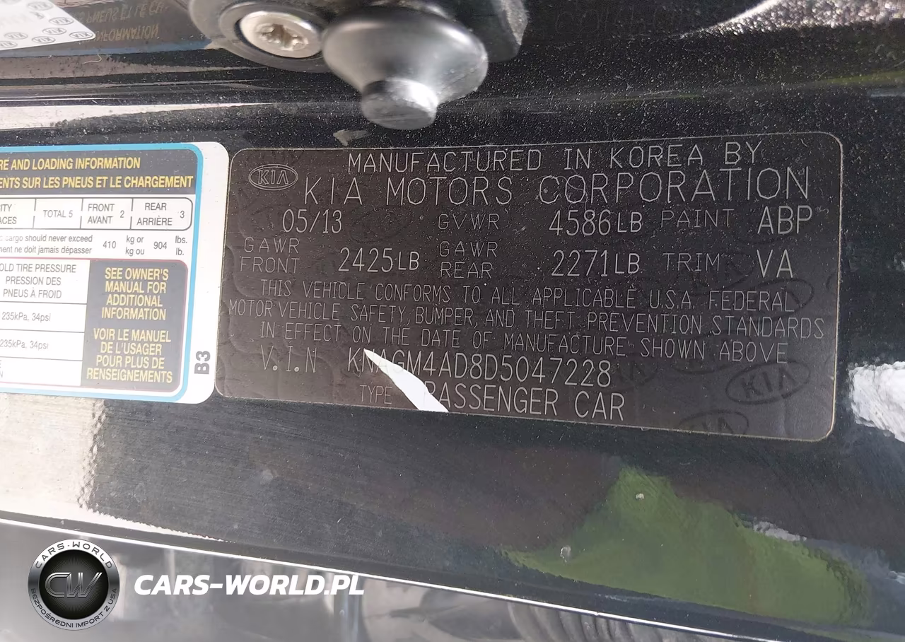 2013 Kia Optima Hybrid Lx VIN:KNAGM4AD8D5047228 - 9