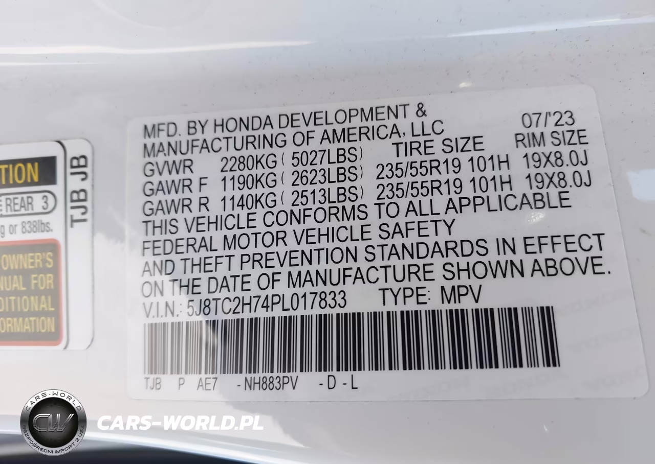 2023 Acura Rdx Advance Package VIN:5J8TC2H74PL017833 - 9