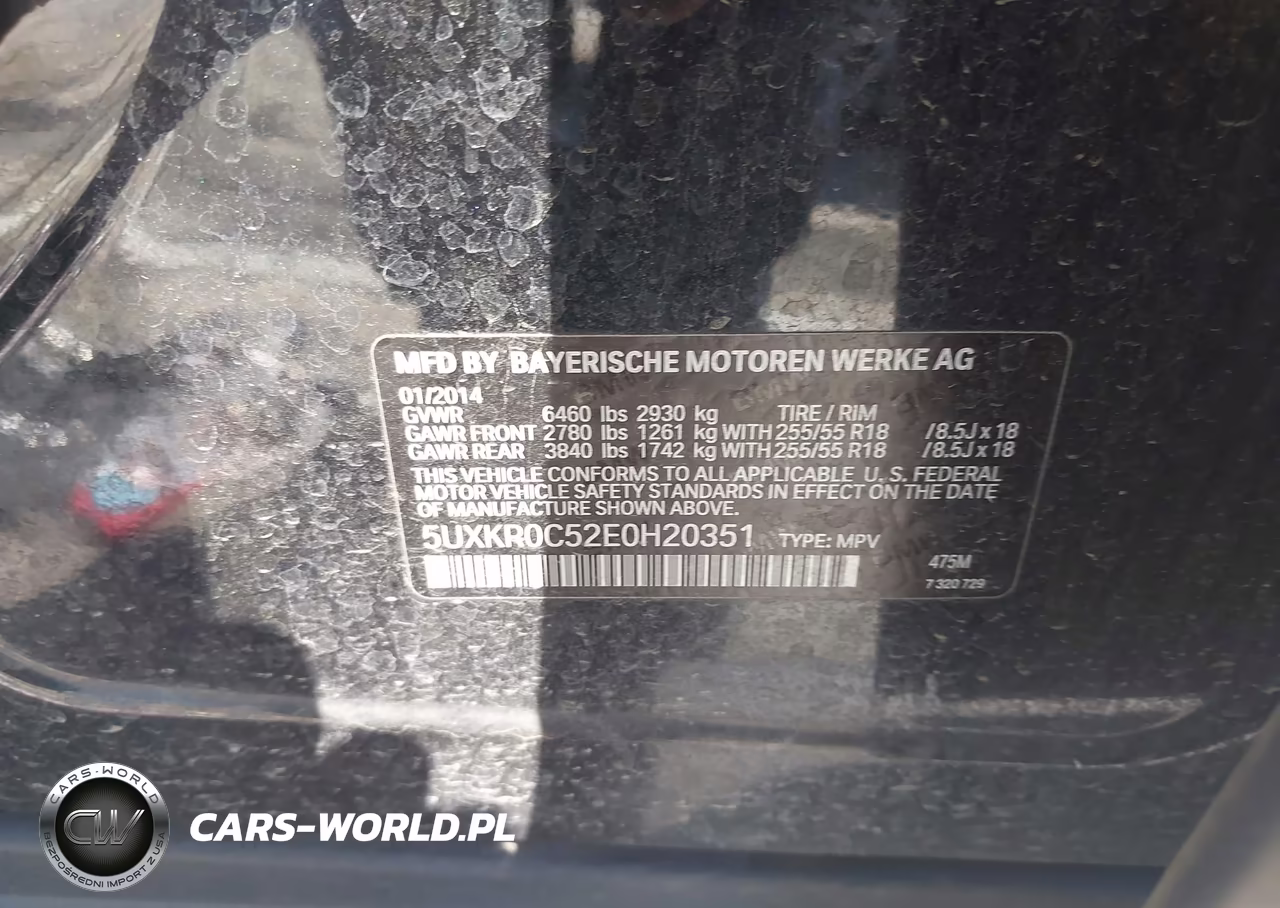 2014 BMW X5 xDrive35I VIN:5UXKR0C52E0H20351 - 9