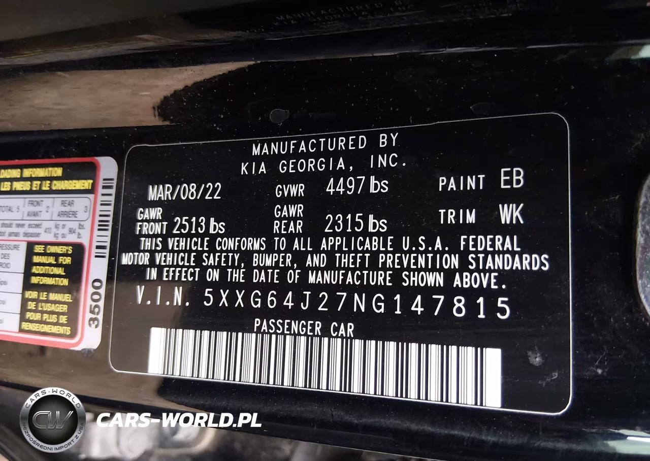 2022 Kia K5 Gt-Line VIN:5XXG64J27NG147815 - 9