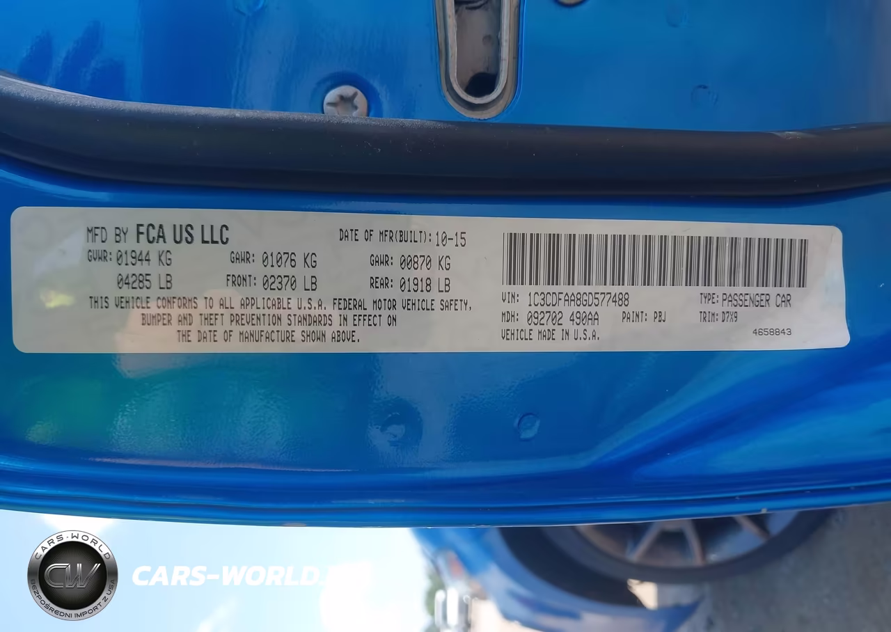 2016 Dodge Dart Se VIN:1C3CDFAA8GD577488 - 9
