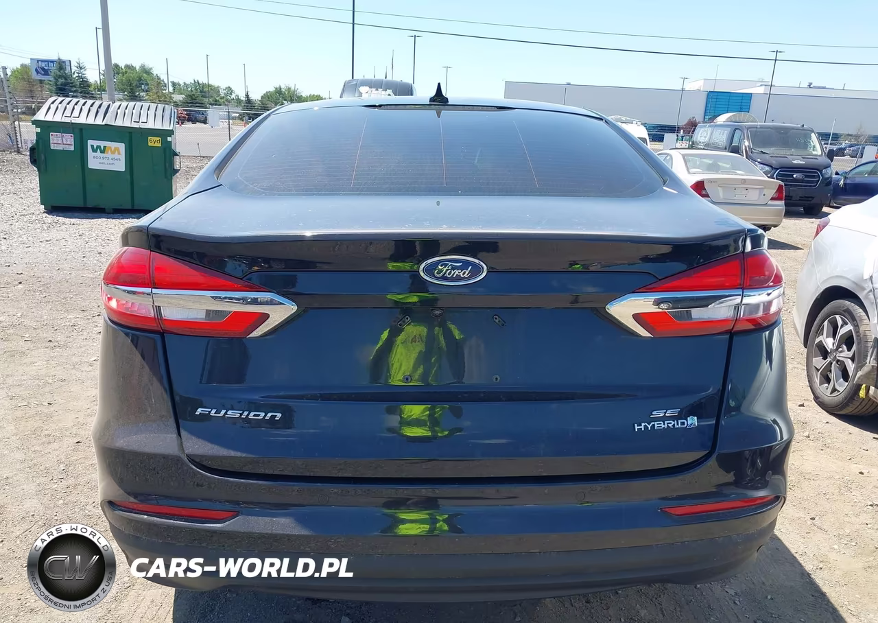 2019 Ford Fusion Hybrid Se VIN:3FA6P0LU2KR235173 - 16