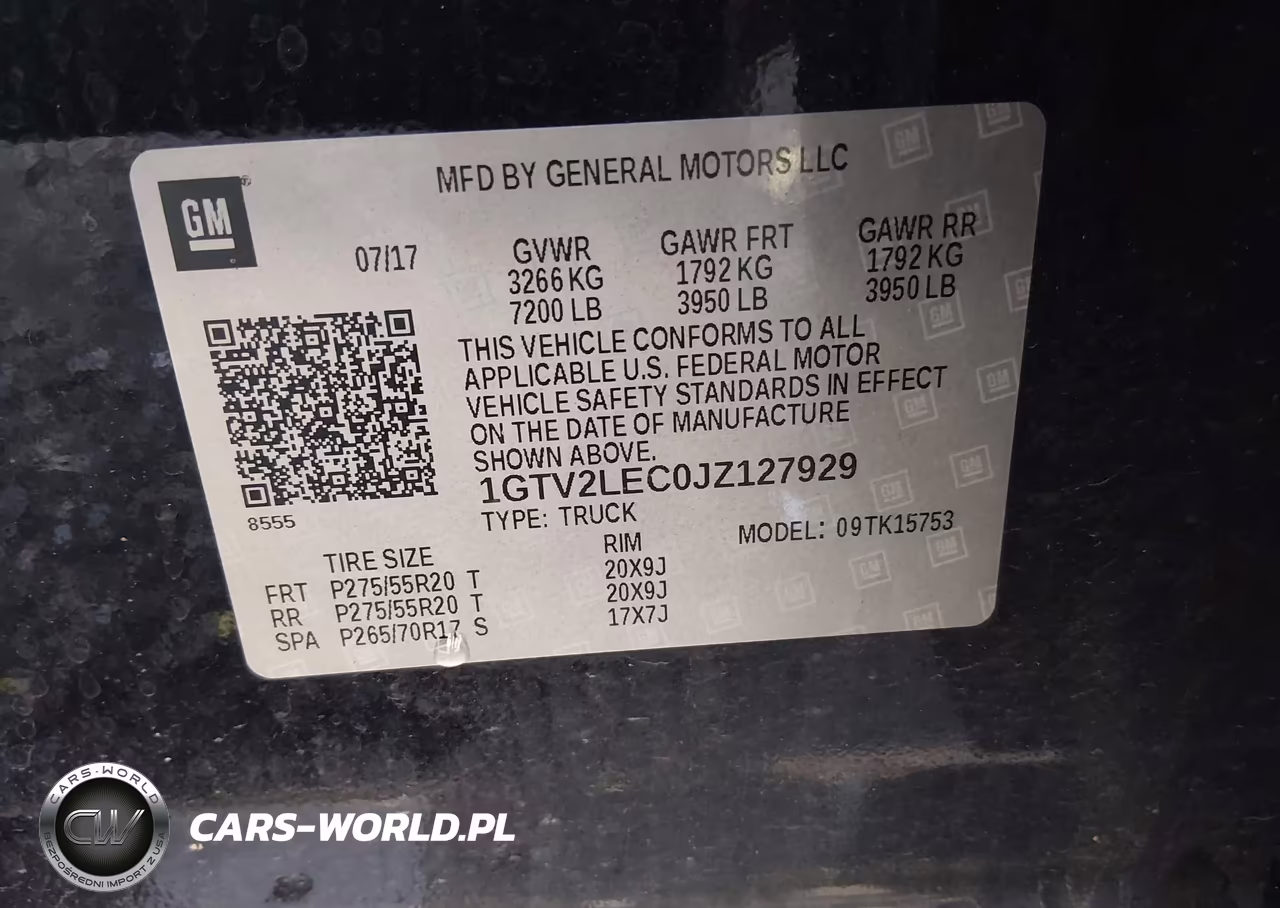 2018 GMC Sierra 1500 VIN:1GTV2LEC0JZ127929 - 9