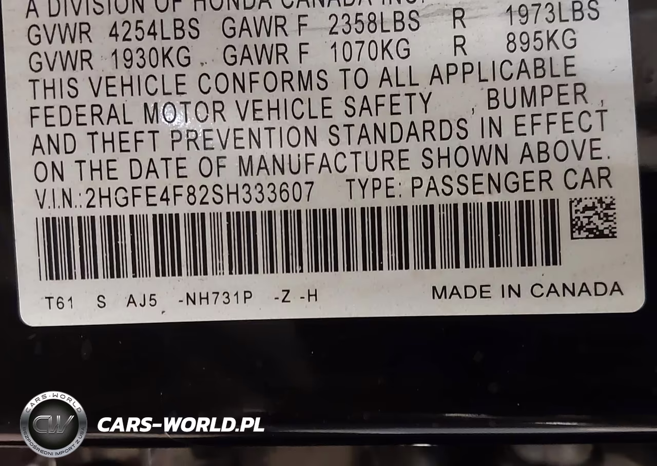 2025 Honda Civic Hybrid Sport-Sport Touring VIN:2HGFE4F82SH333607 - 9