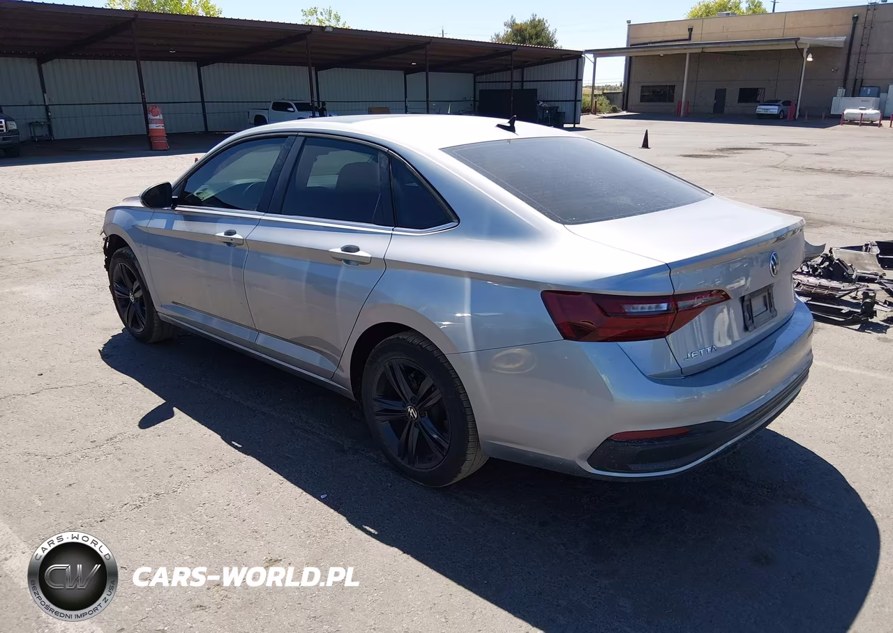 2022 Volkswagen Jetta 1.5T Se VIN:3VW7M7BUXNM011858 - 3