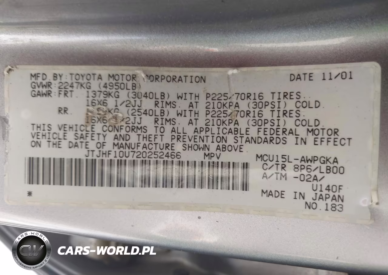 2002 Lexus Rx 300 VIN:JTJHF10U720252466 - 9