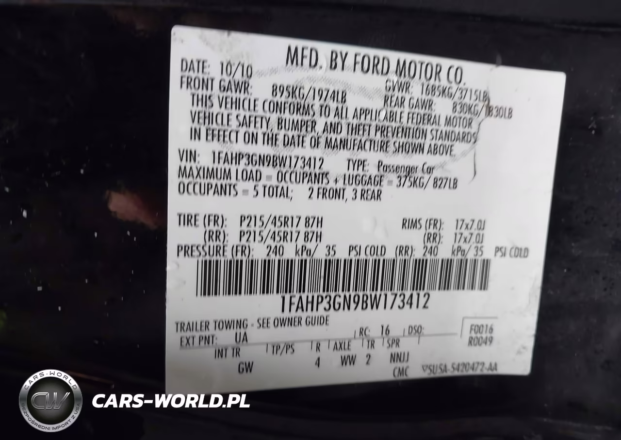 2015 Ford Focus Se VIN:1FAHP3GN9BW173412 - 9