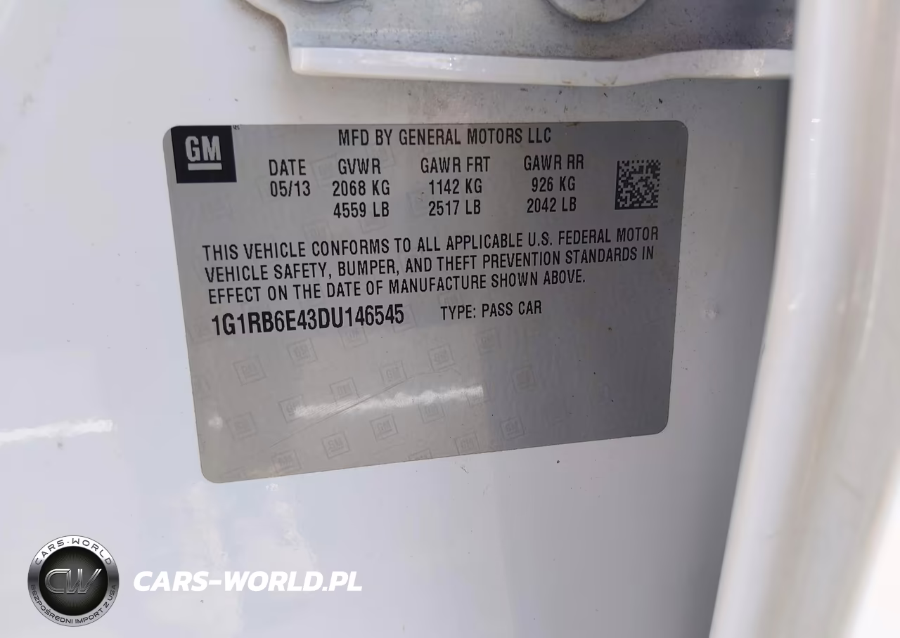2013 Chevrolet Volt VIN:1G1RB6E43DU146545 - 9