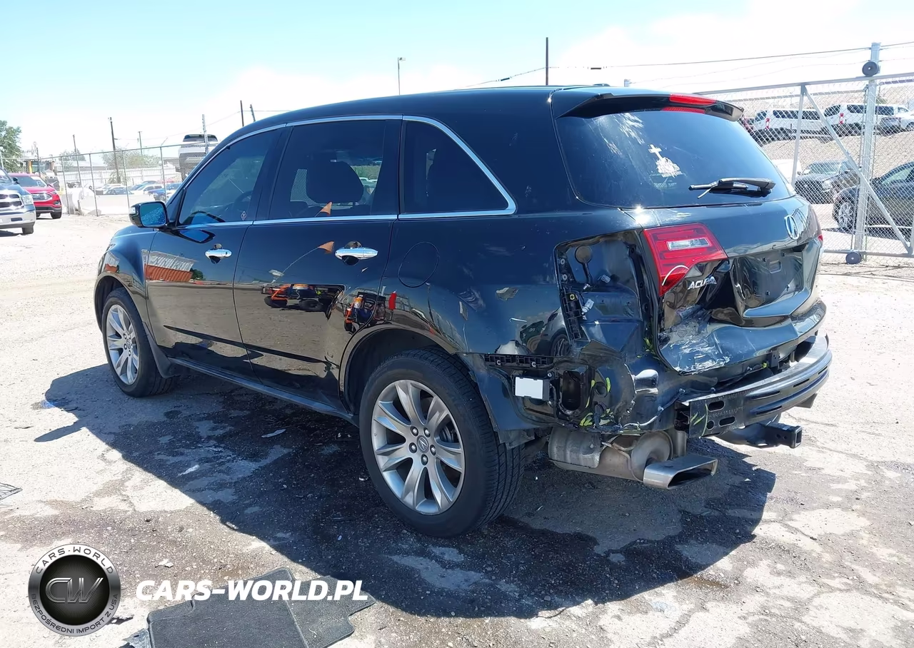 2011 Acura Mdx Advance Package VIN:2HNYD2H51BH537617 - 3