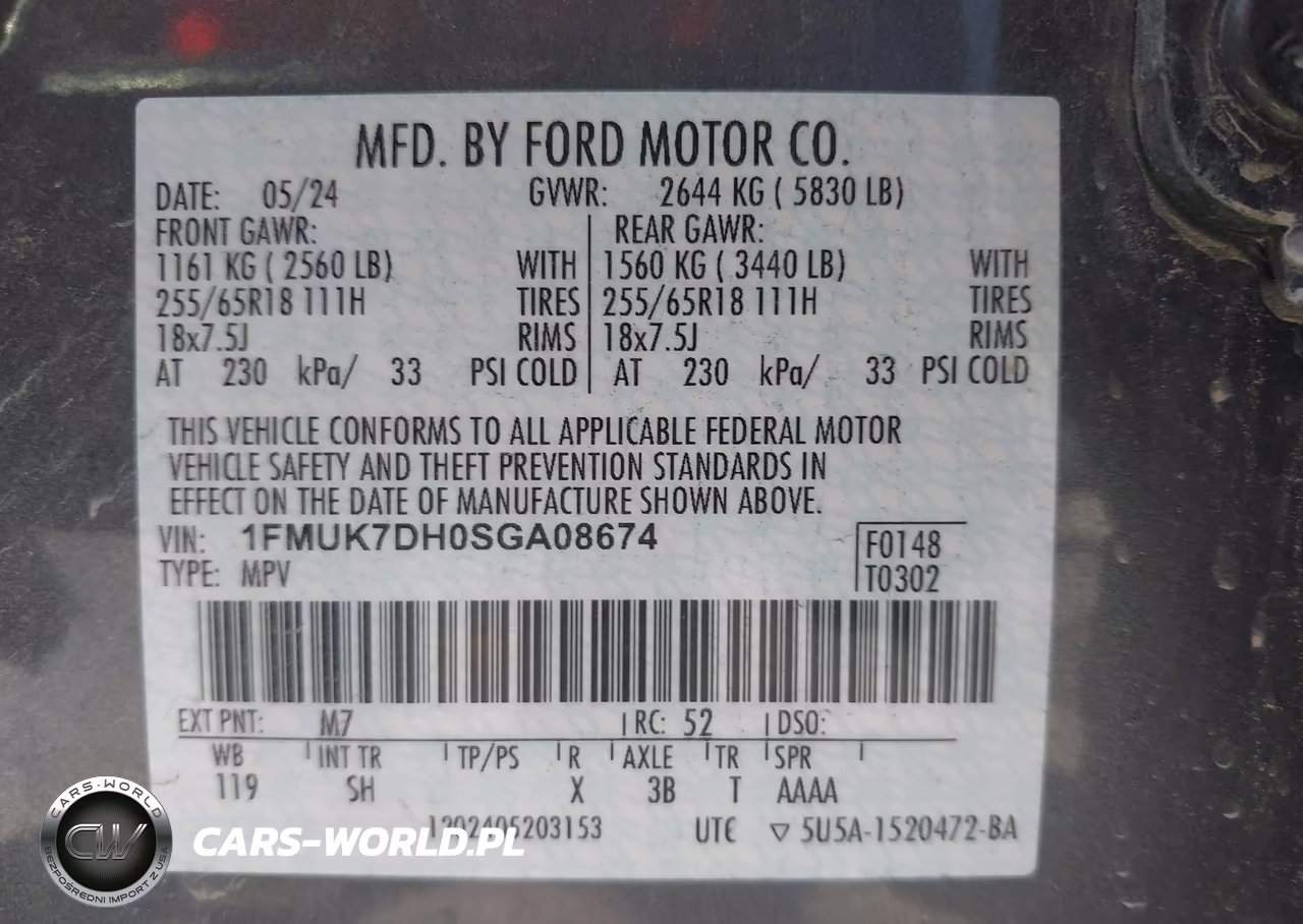 2025 Ford Explorer Active VIN:1FMUK7DH0SGA08674 - 9
