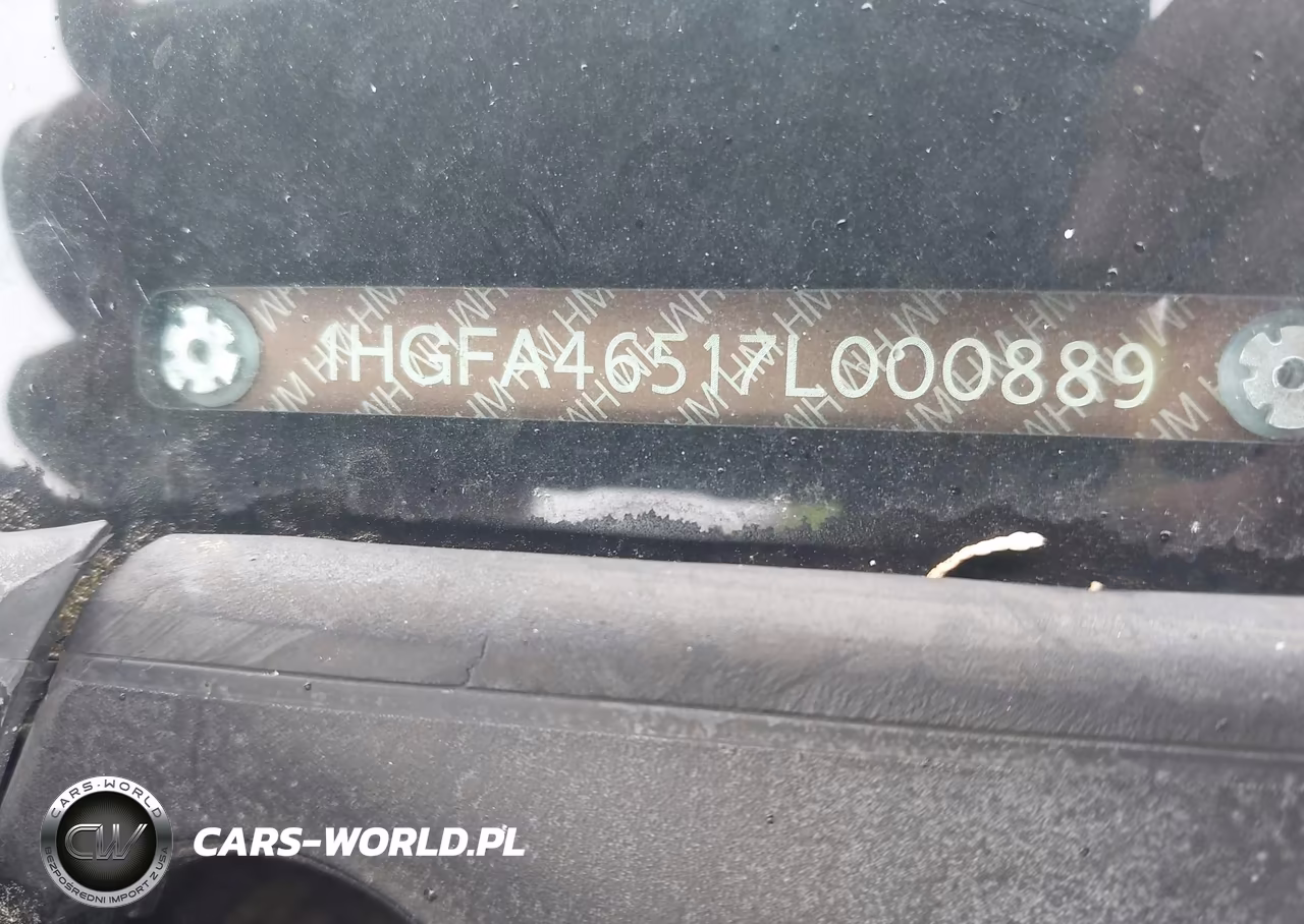 2007 Honda Civic Gx VIN:1HGFA46517L000889 - 17