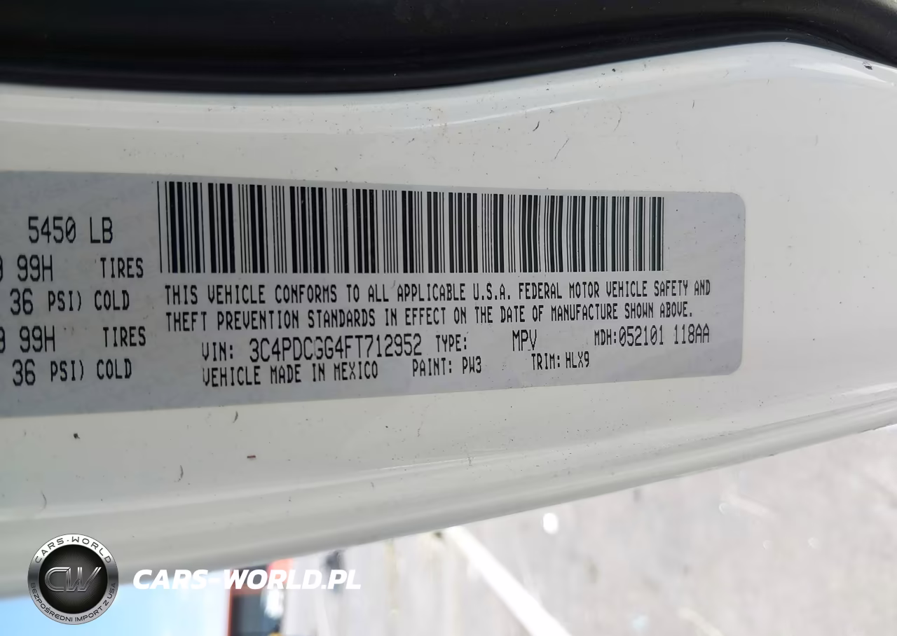 2015 Dodge Journey Crossroad VIN:3C4PDCGG4FT712952 - 9