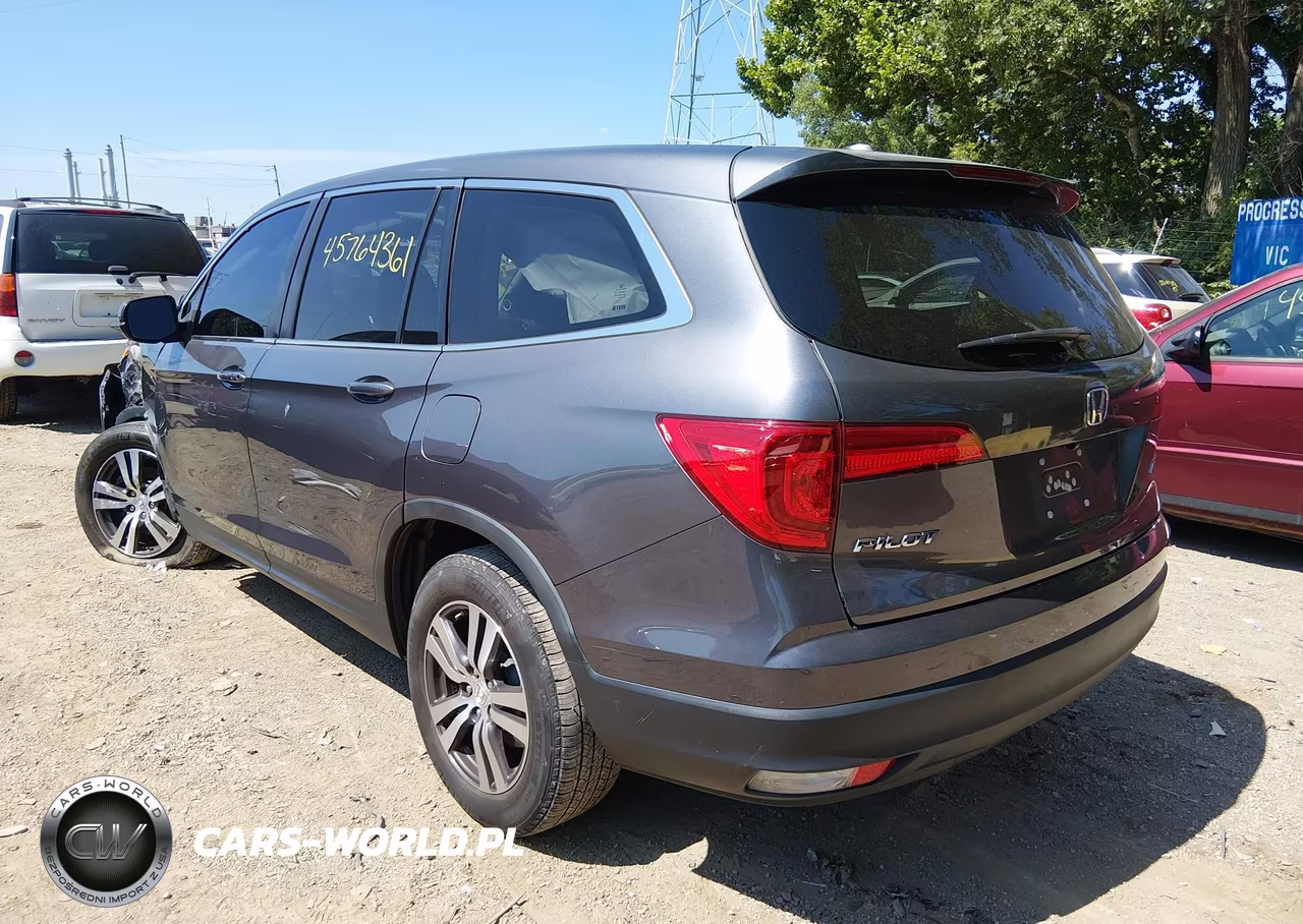 2016 Honda Pilot Ex-L VIN:5FNYF6H87GB045382 - 3