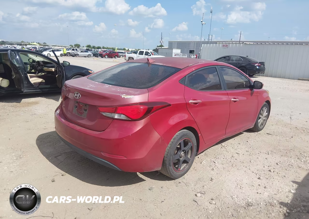 2014 Hyundai Elantra Se VIN:KMHDH4AE7EU060817 - 4