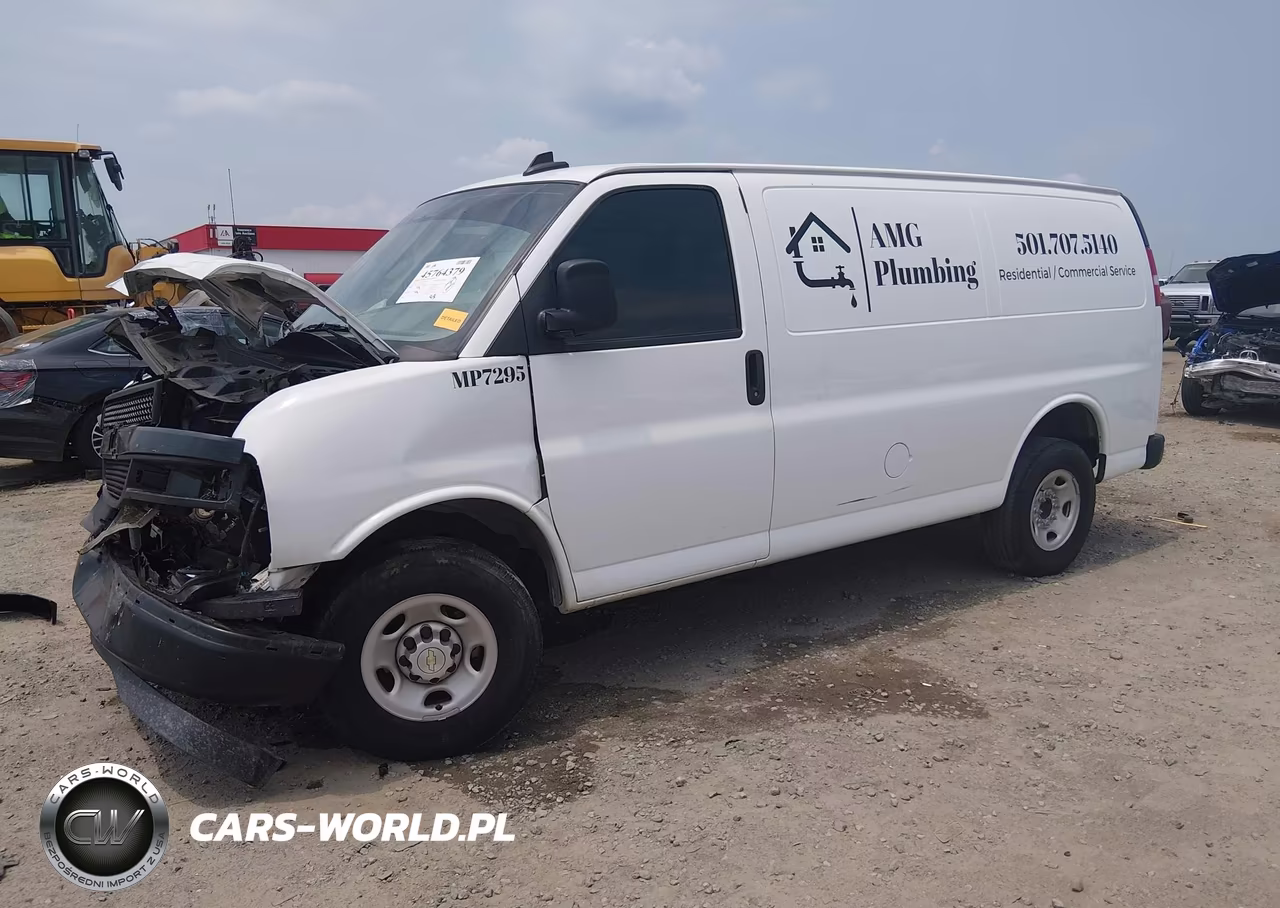 2024 Chevrolet Express Cargo Rwd 2500 Regular Wheelbase Wt VIN:1GCWGAFPXR1232211 - 2