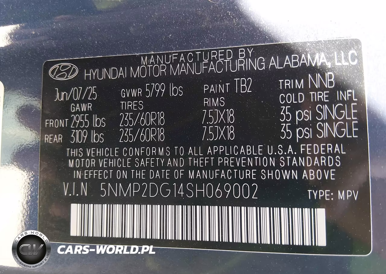 2025 Hyundai Santa Fe Hybrid Sel VIN:5NMP2DG14SH069002 - 9