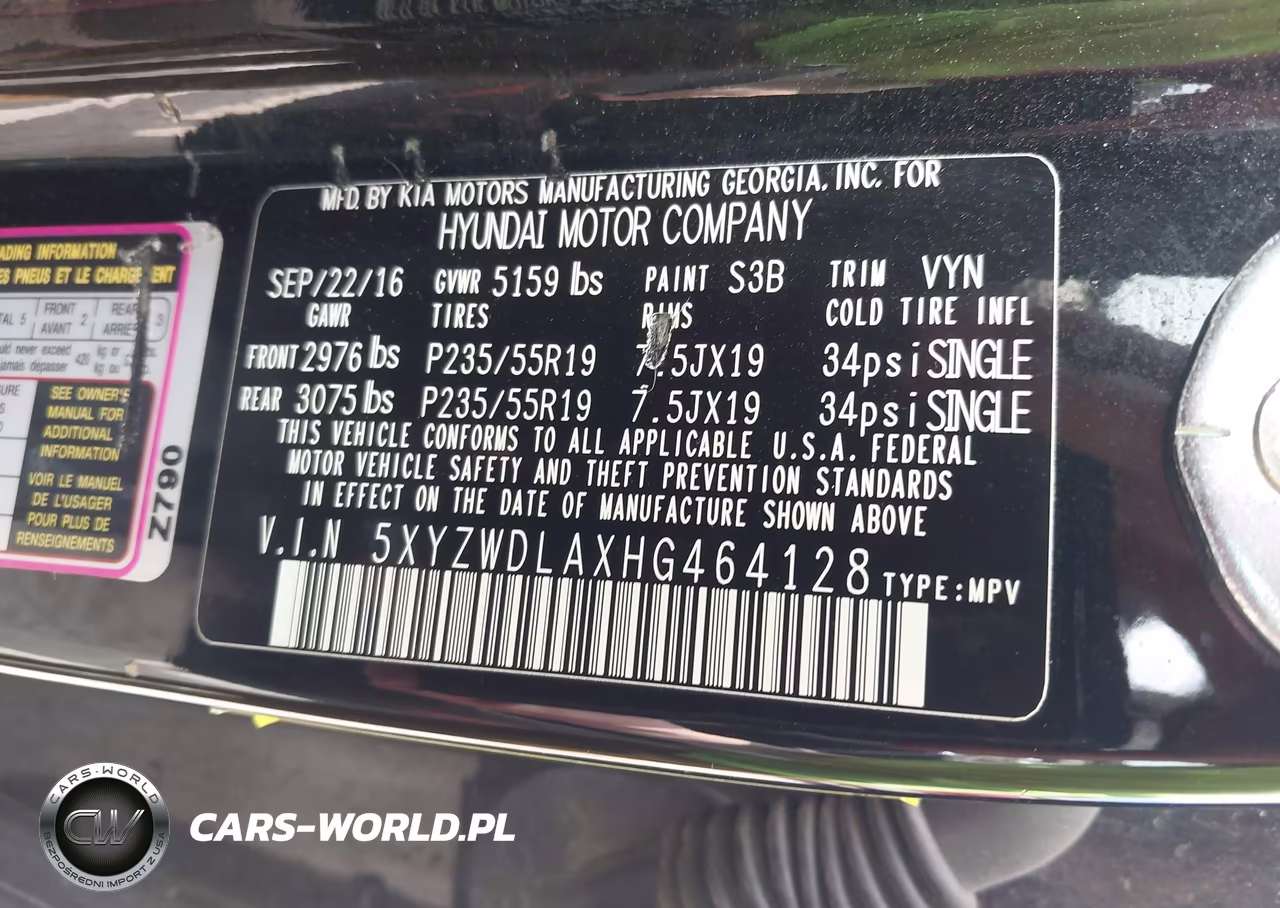 2017 Hyundai Santa Fe Sport 2.0T Ultimate VIN:5XYZWDLAXHG464128 - 9