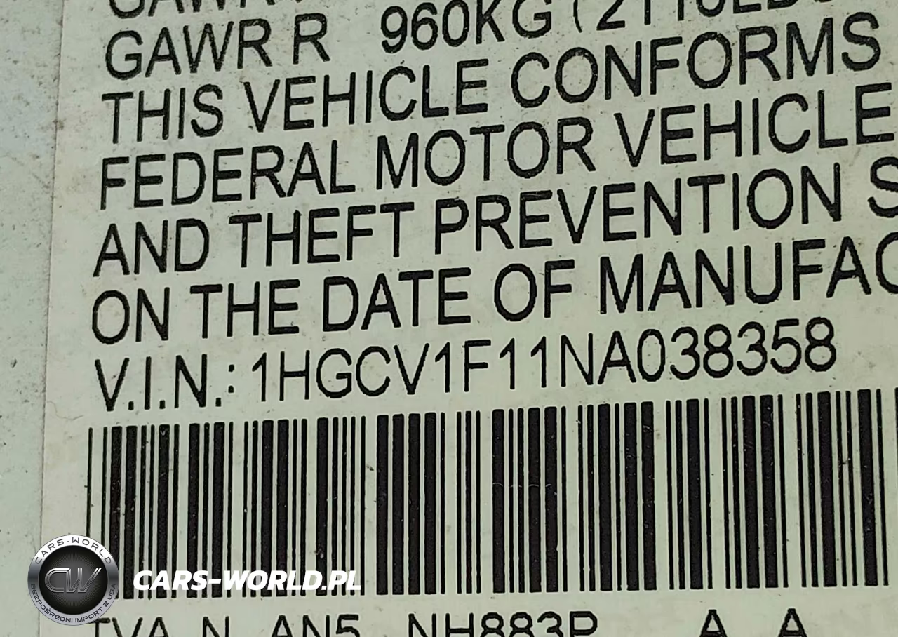 2022 Honda Accord Lx VIN:1HGCV1F11NA038358 - 9