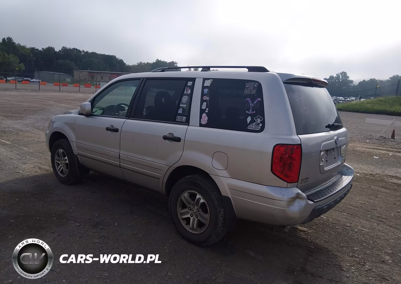 2005 Honda Pilot Ex-L VIN:5FNYF18505B063860 - 3