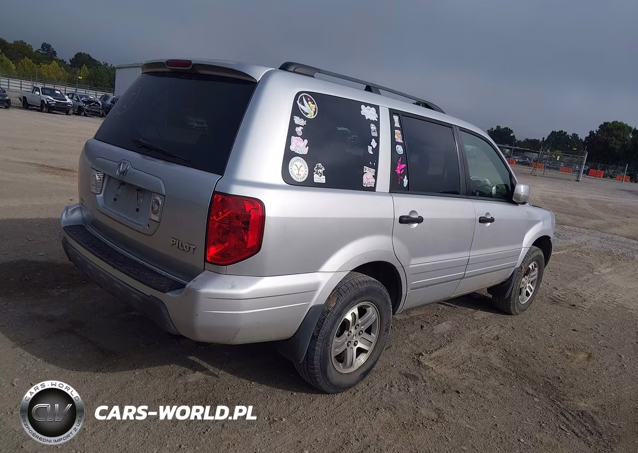 2005 Honda Pilot Ex-L VIN:5FNYF18505B063860 - 4
