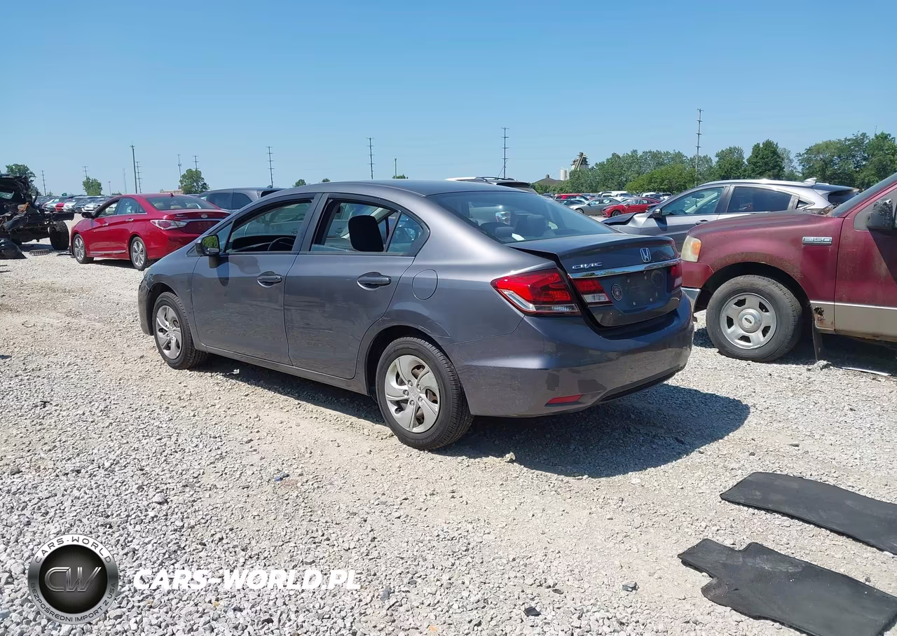 2014 Honda Civic Lx VIN:2HGFB2F50EH557062 - 3