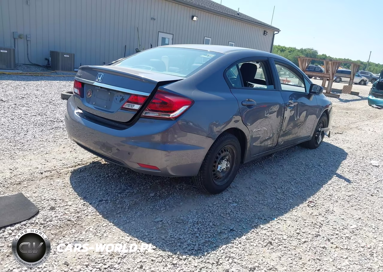 2014 Honda Civic Lx VIN:2HGFB2F50EH557062 - 4