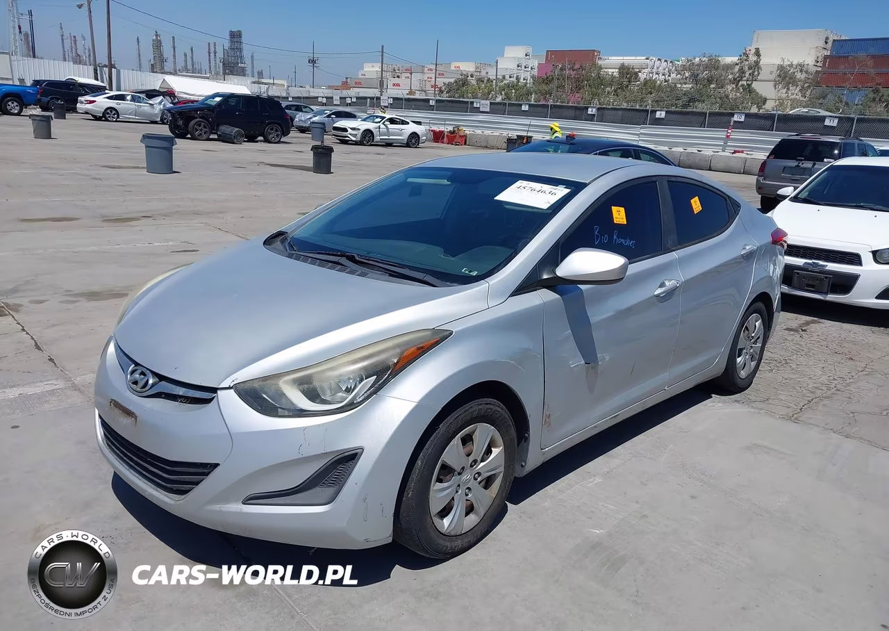 2016 Hyundai Elantra Se VIN:KMHDH4AEXGU475309 - 2