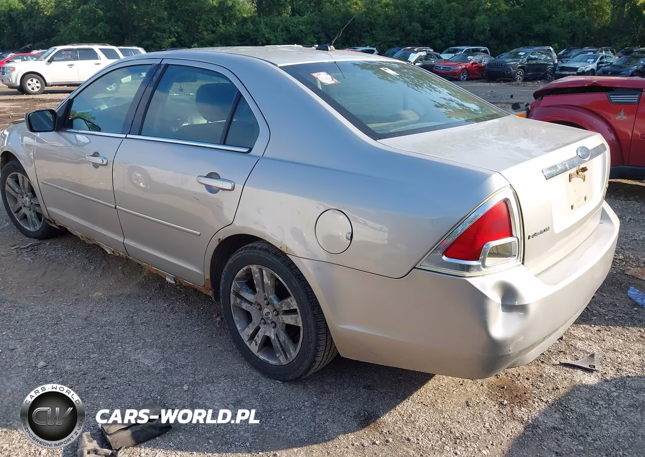 2007 Ford Fusion Sel VIN:3FAHP08Z07R260996 - 3