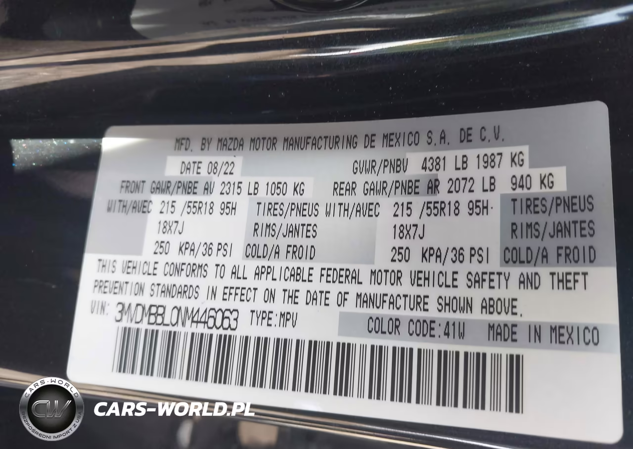 2022 Mazda Cx-30 Select VIN:3MVDMBBL0NM446063 - 9