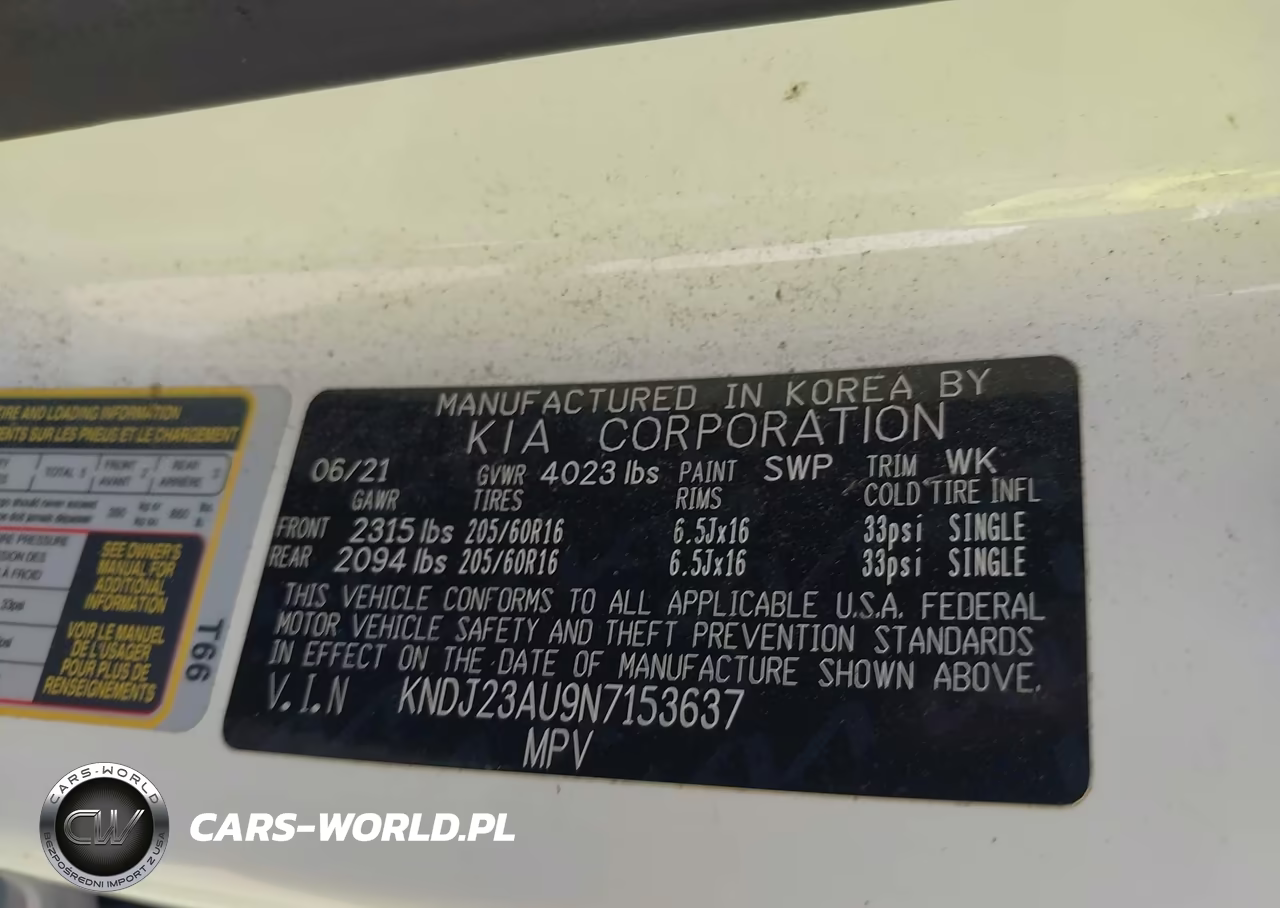 2022 Kia Soul Lx VIN:KNDJ23AU9N7153637 - 9