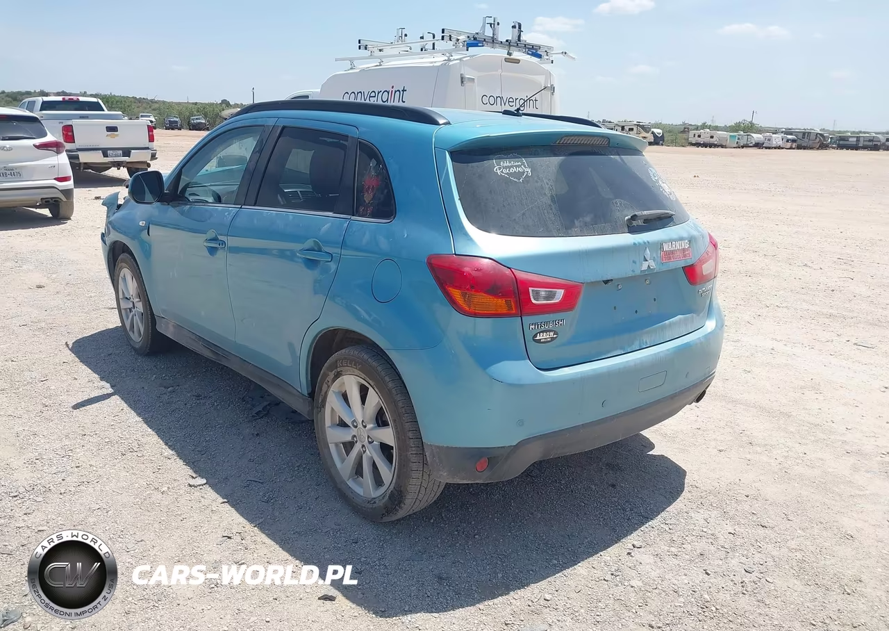 2014 Mitsubishi Outlander Sport Se VIN:4A4AP4AU7EE012397 - 3