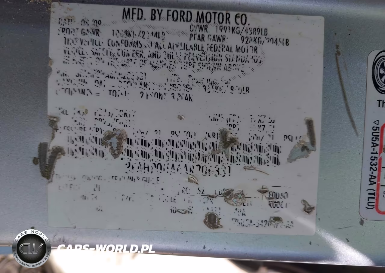 2010 Ford Fusion Se VIN:3FAHP0HA6AR206331 - 9