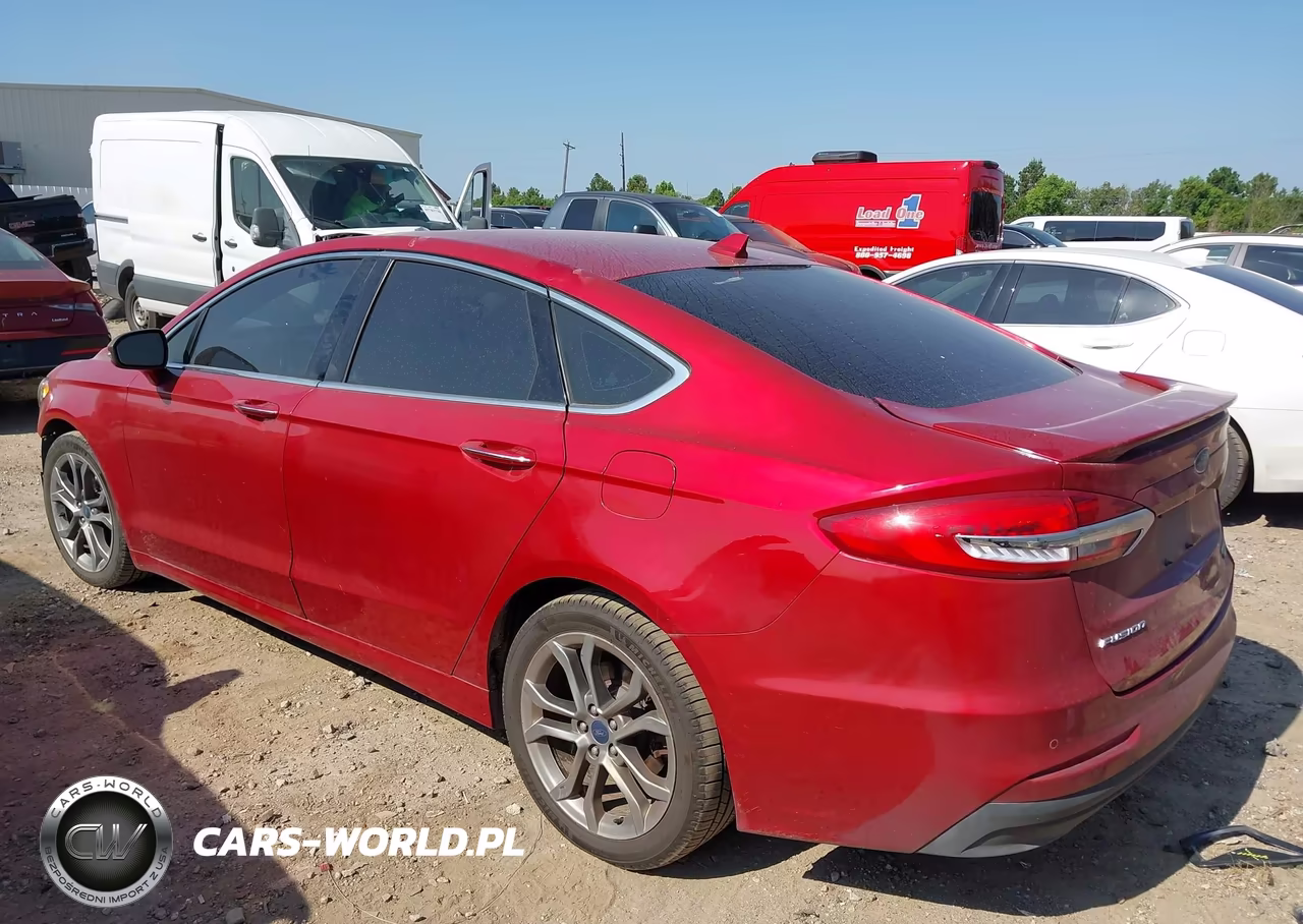2020 Ford Fusion Hybrid Titanium VIN:3FA6P0RU4LR141529 - 3
