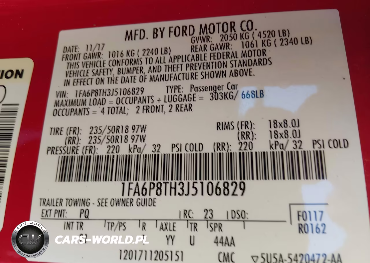 2018 Ford Mustang Ecoboost VIN:1FA6P8TH3J5106829 - 9