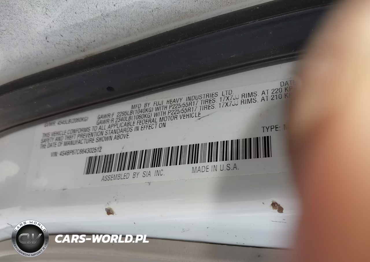 2006 Subaru Outback 2.5Xt-2.5Xt Limited VIN:4S4BP67C664302512 - 9