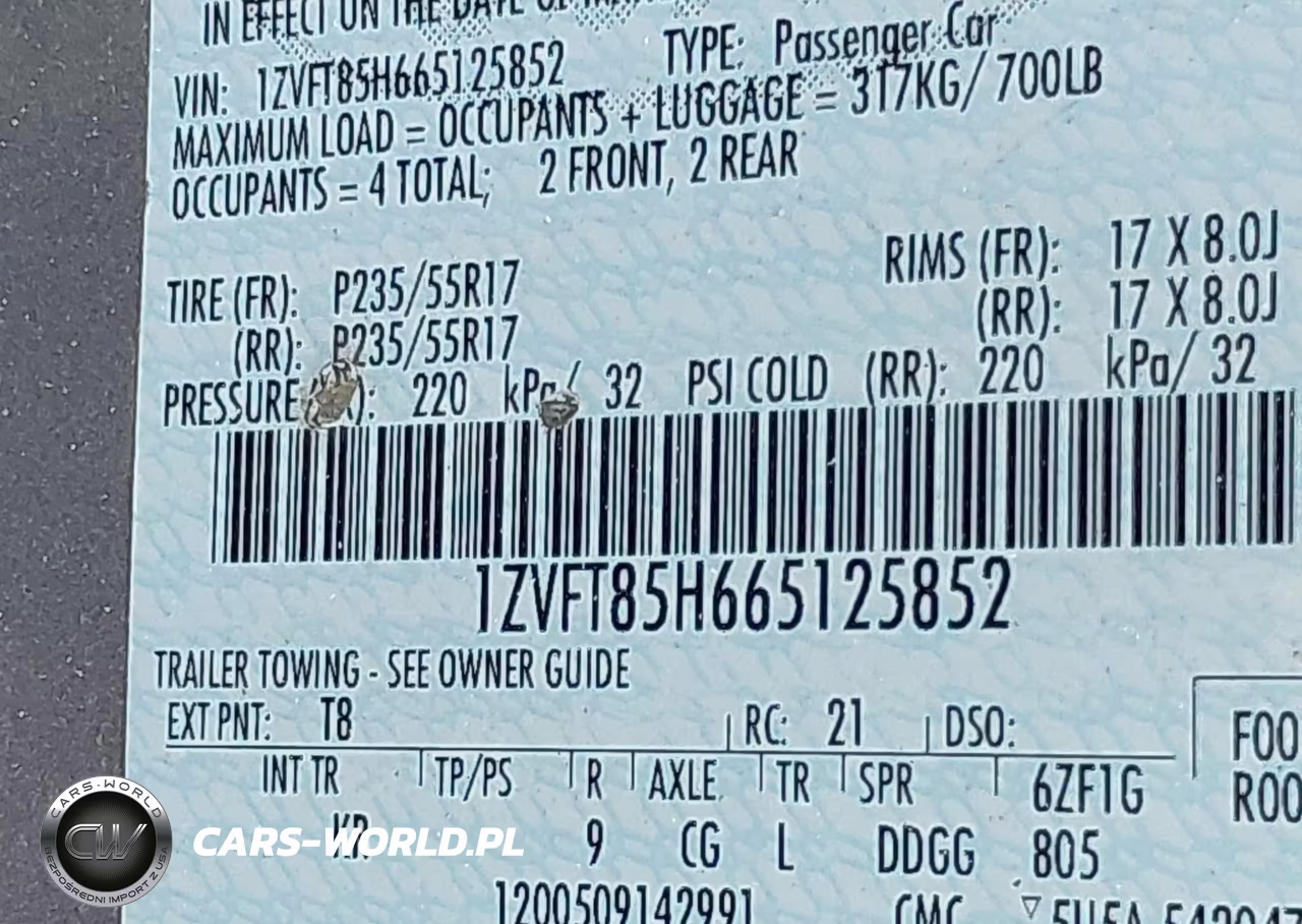 2006 Ford Mustang Gt VIN:1ZVFT85H665125852 - 9