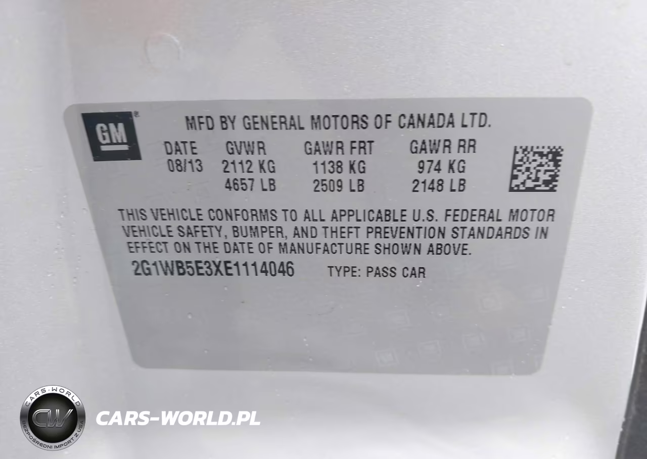 2014 Chevrolet Impala Limited Lt VIN:2G1WB5E3XE1114046 - 9