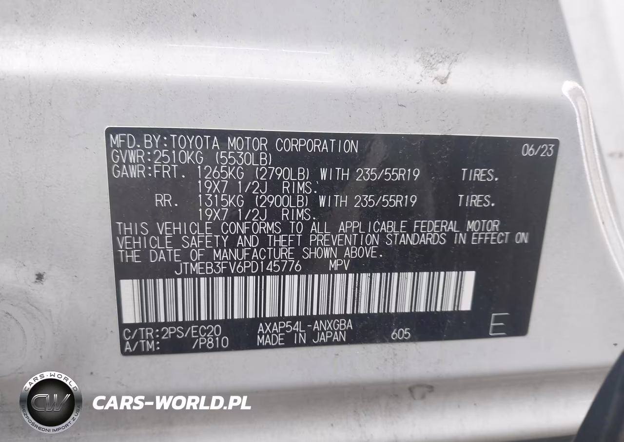 2023 Toyota Rav4 Prime Xse VIN:JTMEB3FV6PD145776 - 8
