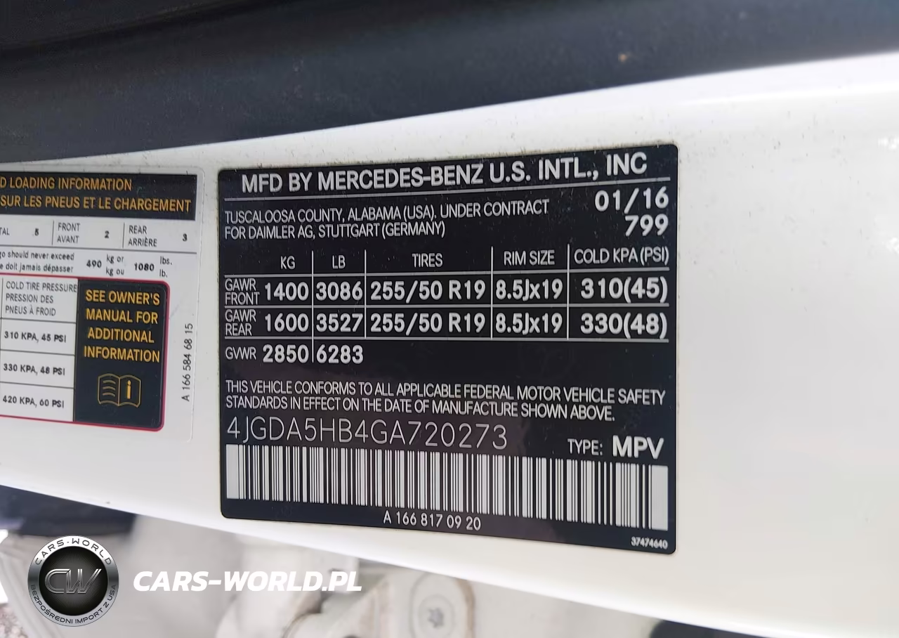 2016 Mercedes-Benz Gle 350 4Matic VIN:4JGDA5HB4GA720273 - 9