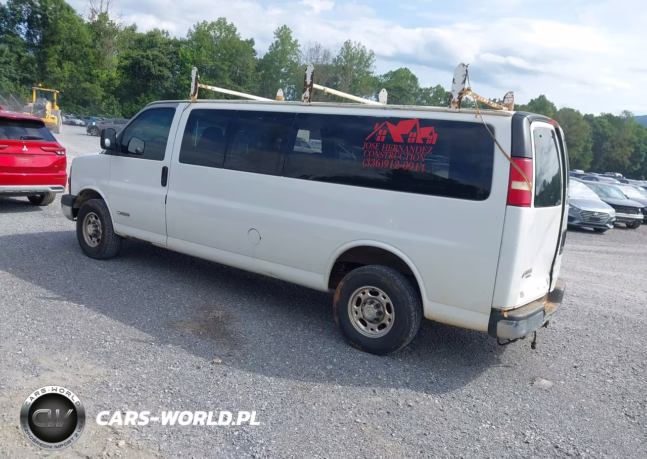 2004 Chevrolet Express Passenger VIN:1GAHG39U141236610 - 3