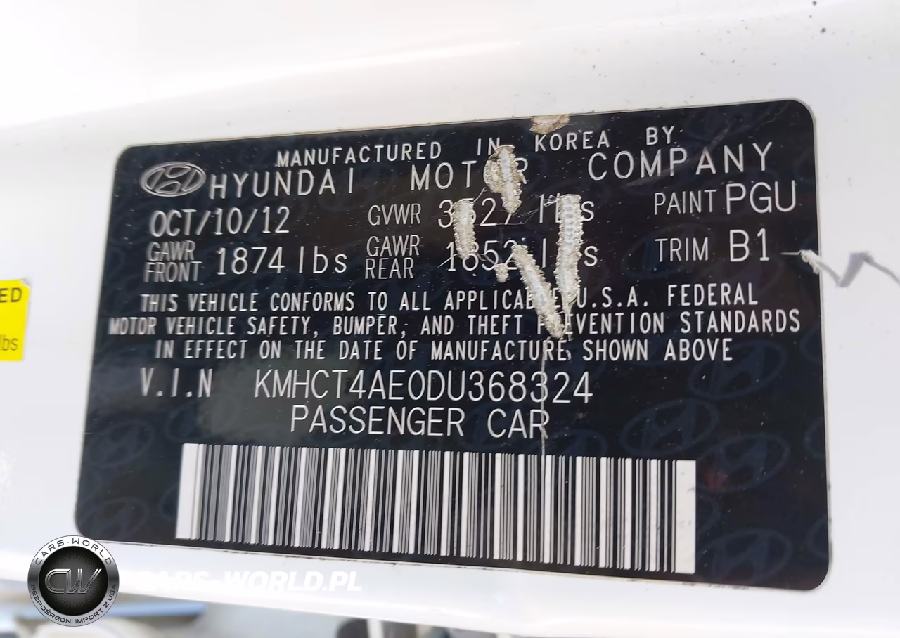 2013 Hyundai Accent Gls VIN:KMHCT4AE0DU368324 - 9