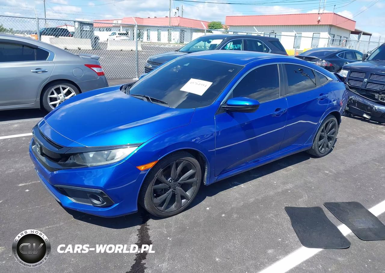 2019 Honda Civic Sport VIN:19XFC2F84KE010129 - 2