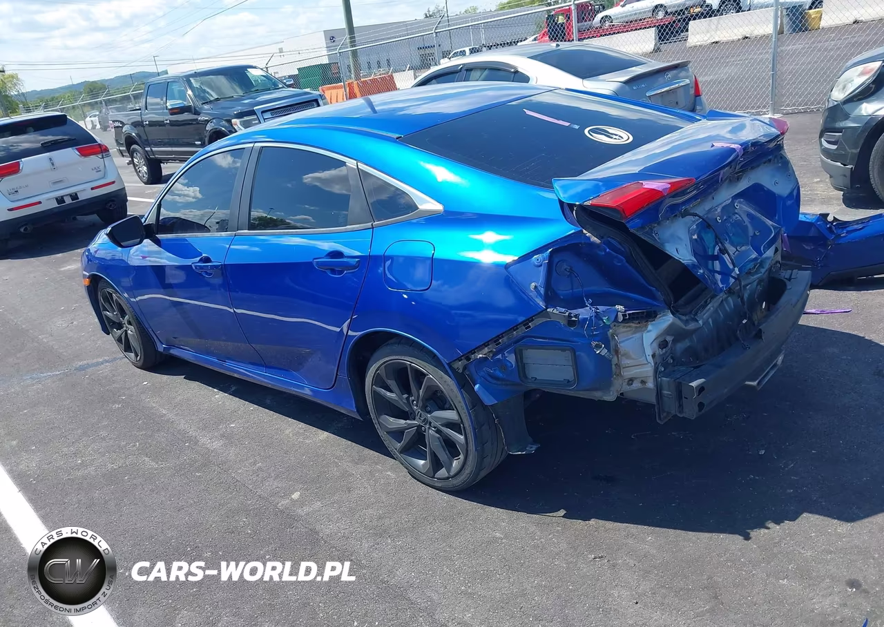 2019 Honda Civic Sport VIN:19XFC2F84KE010129 - 3