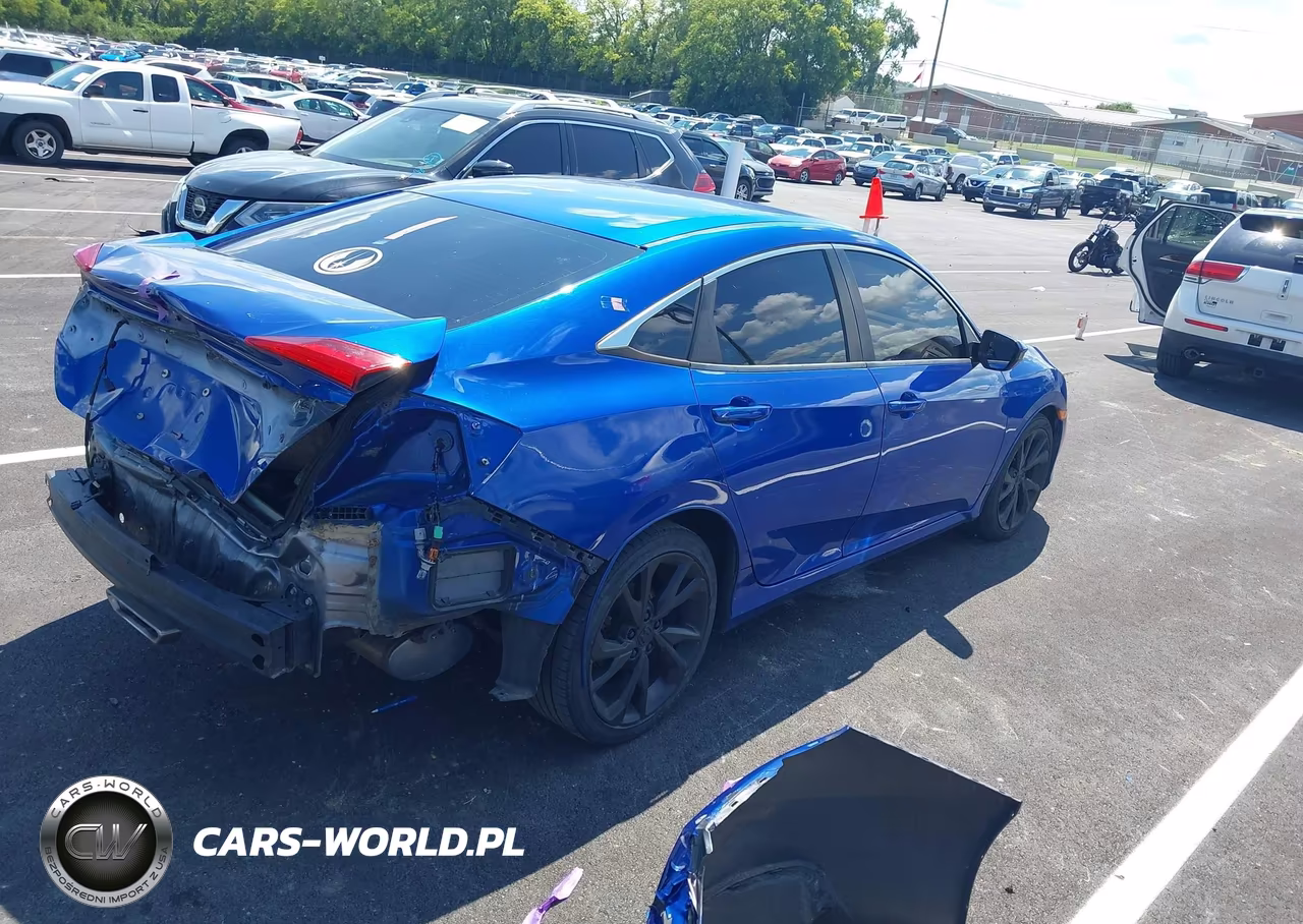 2019 Honda Civic Sport VIN:19XFC2F84KE010129 - 4