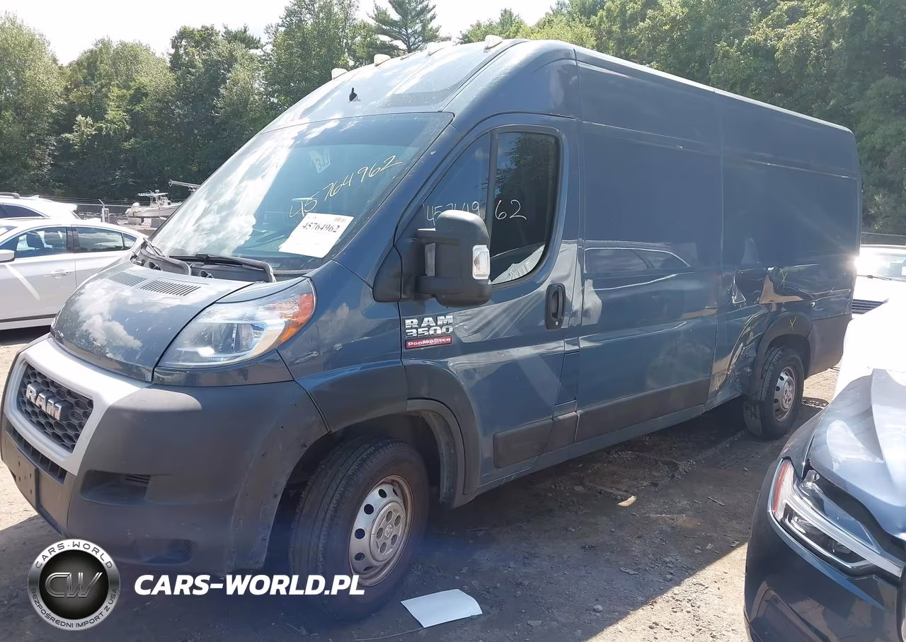 2021 Ram Promaster 3500 Cargo Van High Roof 159 Wb Ext VIN:3C6MRVJG9ME572172 - 2